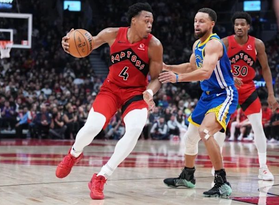 scottie-barnes-buat-triple-double-saat-lawan-warriors